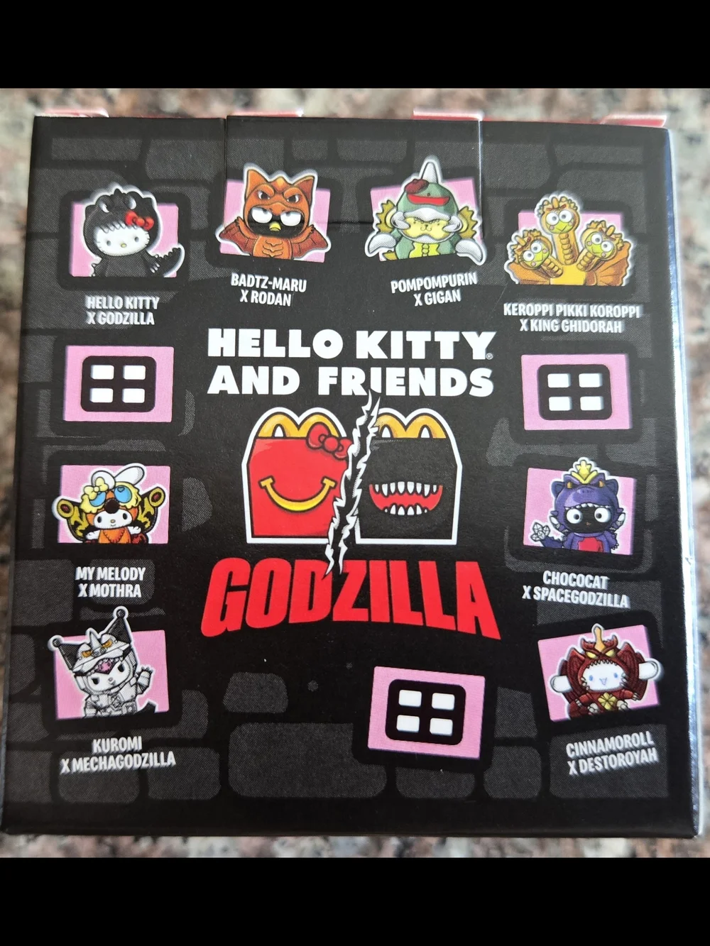 Mcdonald's Hello Kitty & Friends (Godzilla) Kuromi Mechagodzilla Figure